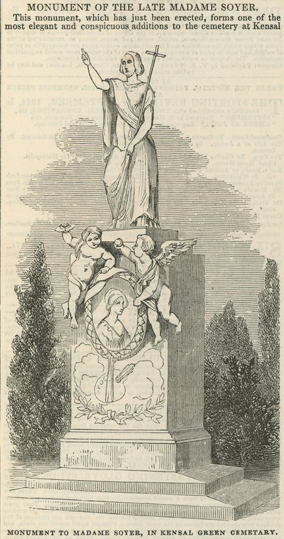 Madame Soyer emlékműve alkotó: English School