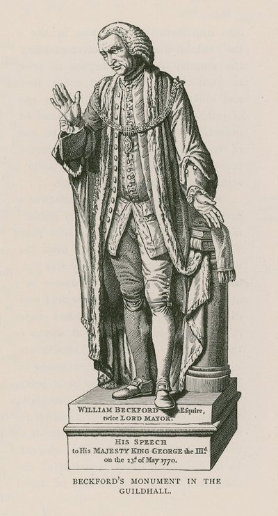 William Beckford emlékműve alkotó: English School