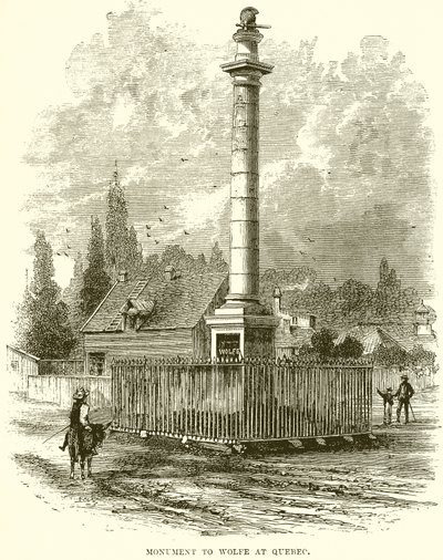 Denkmal für Wolfe in Quebec von English School