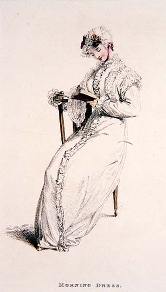 Reggeli ruha, 1811. szeptember, Ackermann „Művészetek Tárából” alkotó: English School