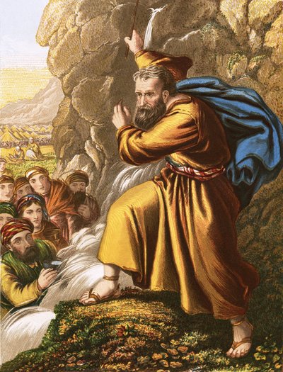 Mózes üti a sziklát alkotó: English School