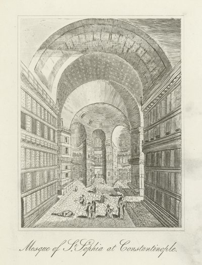 Szent Zsófia mecset Konstantinápolyban alkotó: English School