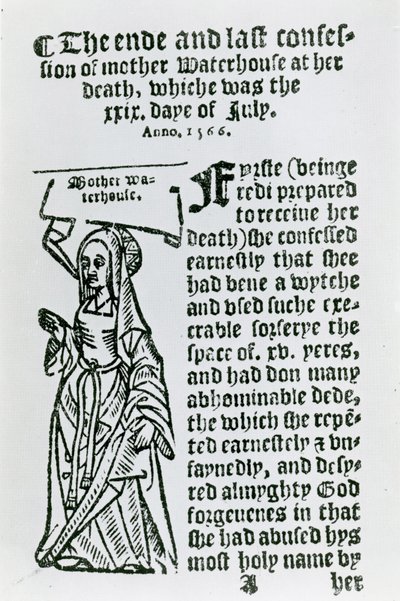 Waterhouse anya (1503-1566 körül), röpirat, 1566 alkotó: English School