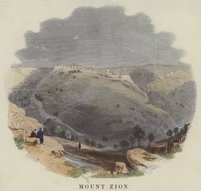Sion hegye (színes metszet) alkotó: English School