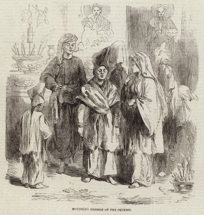 A kínaiak gyászruhái alkotó: English School