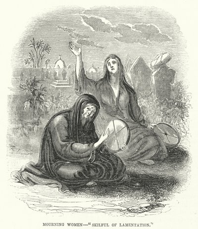 Gyászoló nők, "A siránkozás ügyes" alkotó: English School