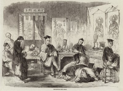 A halottak gyászolása alkotó: English School