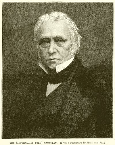 Mr. (Utána Lord) Macaulay alkotó: English School