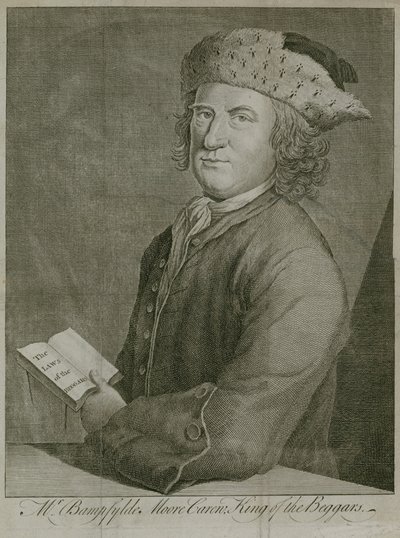 Bampfylde Moore Carew úr, a koldusok királya alkotó: English School
