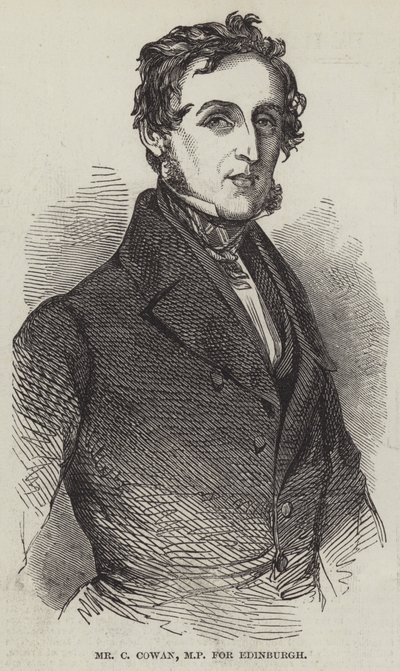 C Cowan úr, Edinburgh képviselője (metszet) alkotó: English School