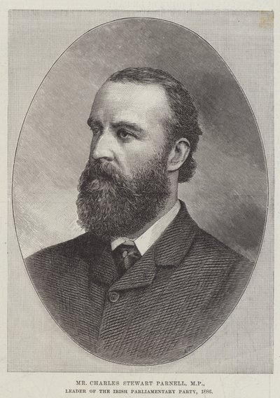 Charles Stewart Parnell képviselő, az Ír Parlamenti Párt vezetője alkotó: English School