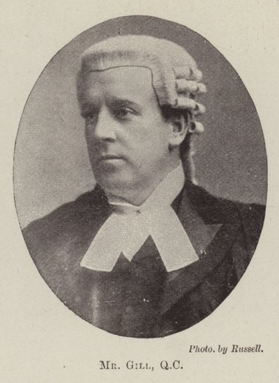 Mr Gill, QC (metszet) alkotó: English School