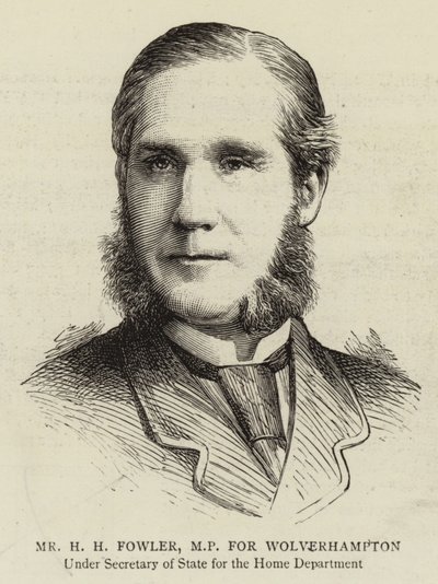H. H. Fowler úr, Wolverhampton képviselője (metszet) alkotó: English School