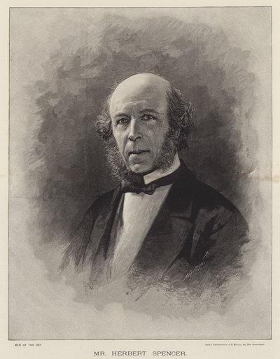 Mr Herbert Spencer (metszet) alkotó: English School