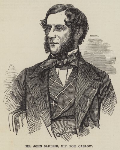 John Sadleir úr, Carlow képviselője (metszet) alkotó: English School