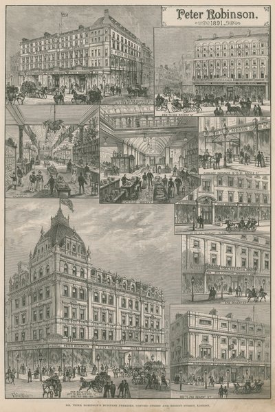 Peter Robinsons üzlethelyiségei alkotó: English School