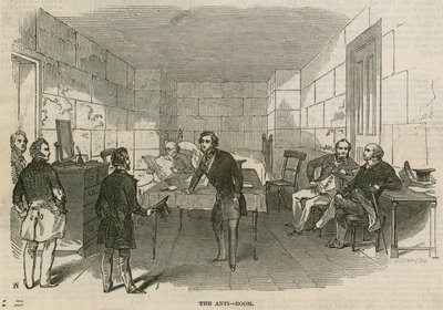 Smith OBrien úr, parlamenti képviselő, a House of Commons: The Anti-Room őrizetben alkotó: English School