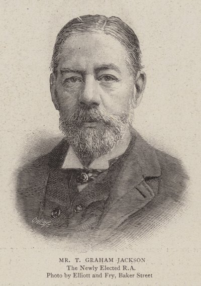 Mr T. Graham Jackson (metszet) alkotó: English School