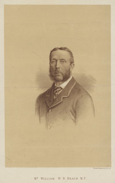 William W B Beach képviselő (litho) alkotó: English School