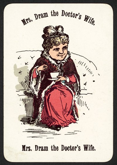 Mrs Dram, az orvos felesége (színes litó) alkotó: English School
