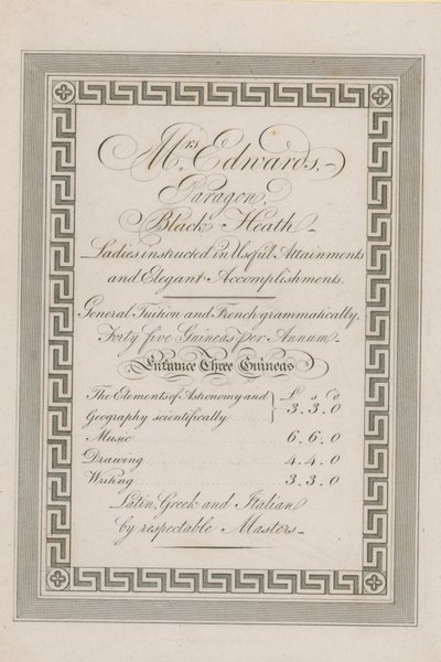 Edwards Paragon asszony alkotó: English School