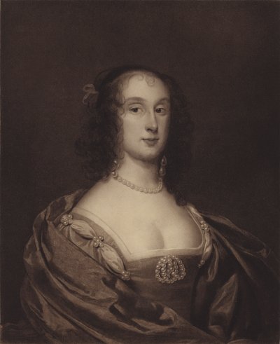 Mrs Fleetwood, korábban Mrs Ireton (Bridget Cromwell), Oliver Cromwell legidősebb lánya (litho) alkotó: English School