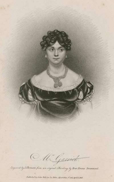 Garrick asszony (Eva Marie Veigel) alkotó: English School