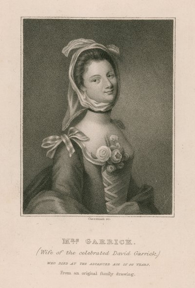 Mrs. Garrick, az ünnepelt David Garrick felesége alkotó: English School