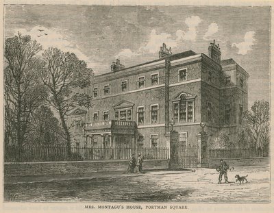 Mrs Montagu House, Portman Square, London alkotó: English School