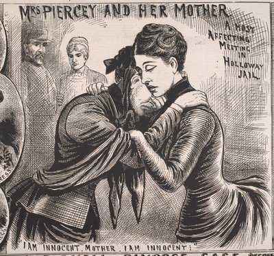 Mrs Piercey és édesanyja, Illustrated Police News, 1890. november 22. (nyomtatás) alkotó: English School