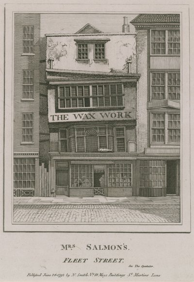 Mrs. Salmons, The Wax Work, Fleet Street alkotó: English School