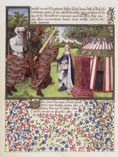 Ms. 2597 Heart and Desire with Hope in the House, Livre du Coeur dAmours Espris fakszimile kiadása, Rene dAnjou alkotó: English School