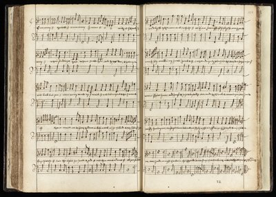 Ms 782 ff.107v-108 „Gyere el, gyere el Hecate”, kotta a „Macbeth”-hez (tintával papíron) alkotó: English School