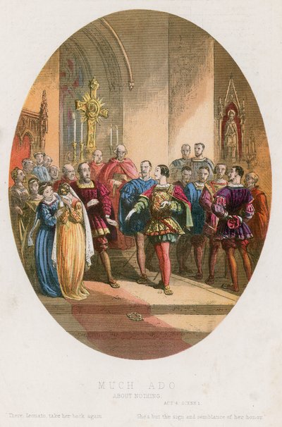 Sok lárma a semmiről, IV. felvonás i alkotó: English School