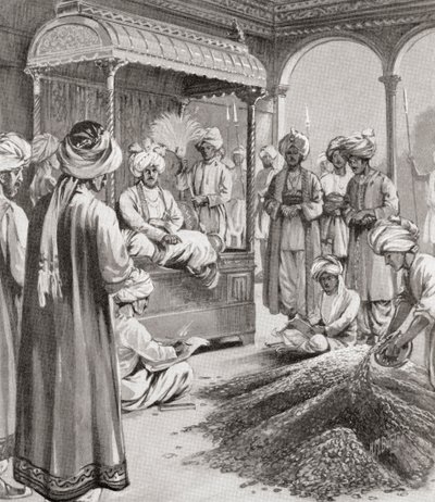 Muhammad bin Tughluq issuing token currency alkotó: English School
