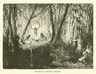 Mundrucu (Amazon) indiánok alkotó: English School