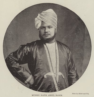 Munshi Hafir Abdul Karim (metszet) alkotó: English School