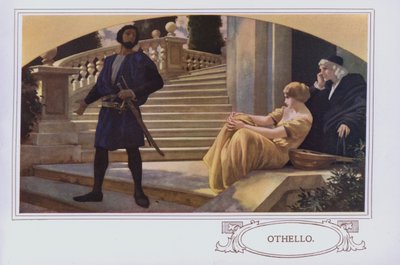 Falfestmények a Peter Robinson étteremben: Othello (színes litó) alkotó: English School