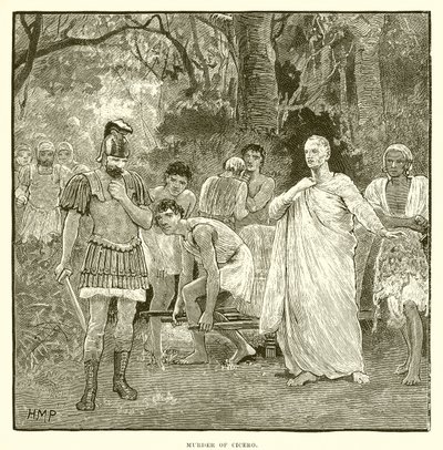 Cicero meggyilkolása alkotó: English School