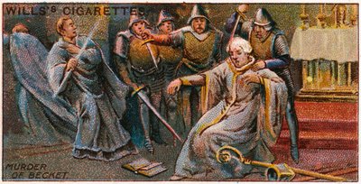 Thomas a Becket meggyilkolása alkotó: English School