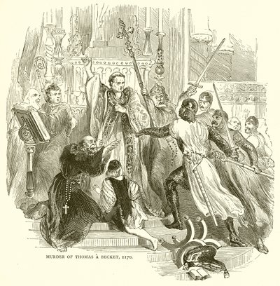Becket Tamás meggyilkolása, 1170 alkotó: English School