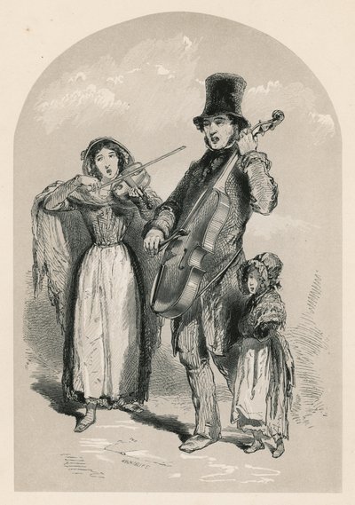 Zene az utcán, 1849 alkotó: English School