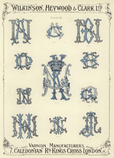 NA, NC, NB, ND, NK, NE, NF, NG, NH, NI, NJ alkotó: English School