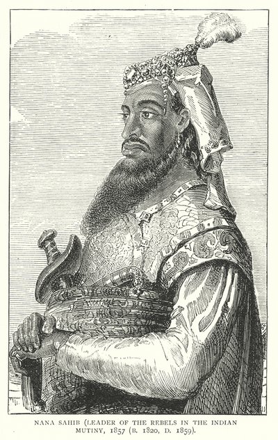 Nana Sahib (metszet) alkotó: English School