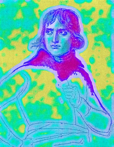 Napóleon Bonaparte, első konzul, illusztrációja H. O. Arnold-Foster Anglia történelméből, 1897-ben (digitálisan javított kép) alkotó: English School