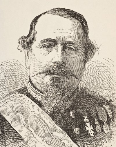 III. Napóleon, William Hickman Smith Aubrey (1858-1916) „Anglia nemzeti és hazai története” című könyvéből, London, 1890 körül. alkotó: English School