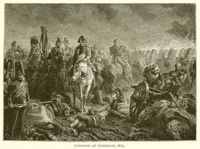Napóleon Waterlooban, 1815 alkotó: English School