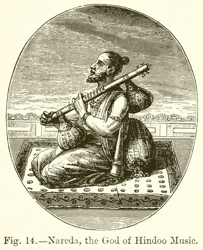 Narada, der Gott der hinduistischen Musik von English School