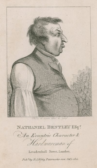 Nathaniel Bentley Esq, A londoni Leadenhall Street excentrikus karaktere és hardveres alkotó: English School
