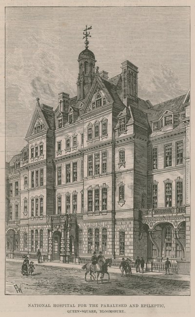 Országos Bénák és Epilepsziás Kórház, Queen Square, Bloomsbury alkotó: English School